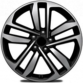 Khomen KHW 1612 6.5x16 5*100 ET39 DIA57.1 Black-FP Литой