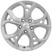 Khomen KHW 1702 7x17 5*112 ET49 DIA57.1 F-Silver Литой