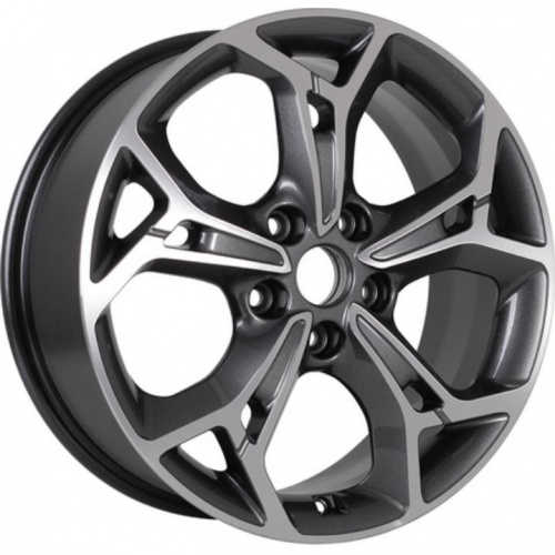 Khomen KHW 1702 7x17 5*112 ET49 DIA57.1 F-Silver Литой